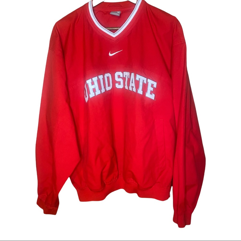 NIKE OHIO STATE PULLOVER BUCKEYES LONG SLEEVE JACKET